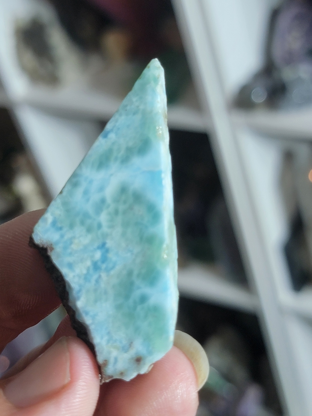 Triple A Larimar Stone - Home Accent